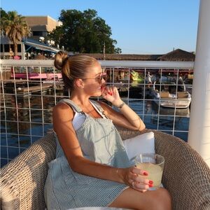 Striped Blue and White Sundress